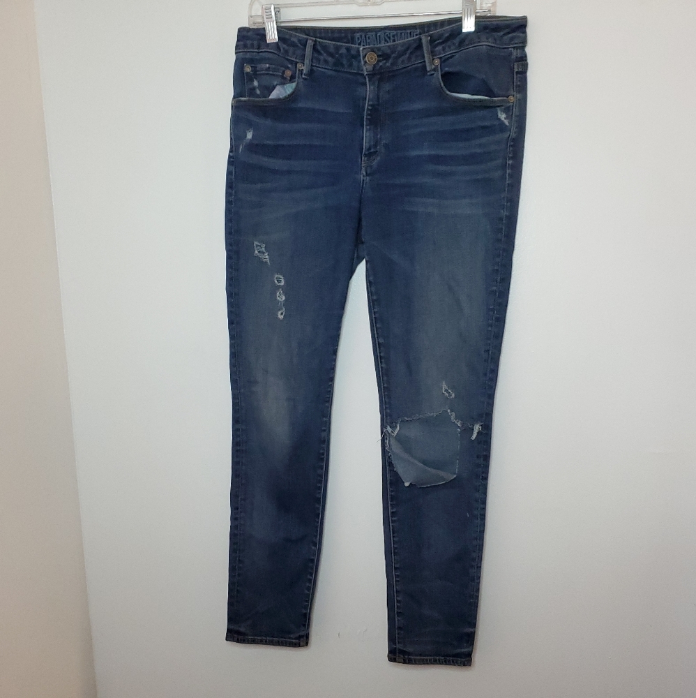 Paradise Mine Slim Boyfriend Distressed Jeans 31